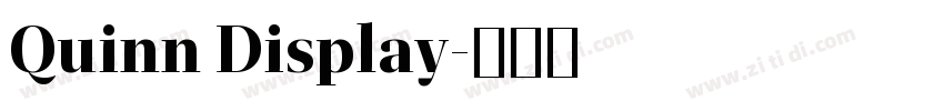 Quinn Display字体转换